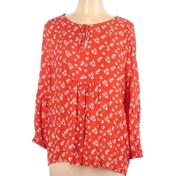 boho micro floral flowy top - Picture 1 of 2